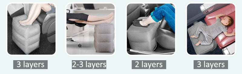 Inflatable Travel Footrest